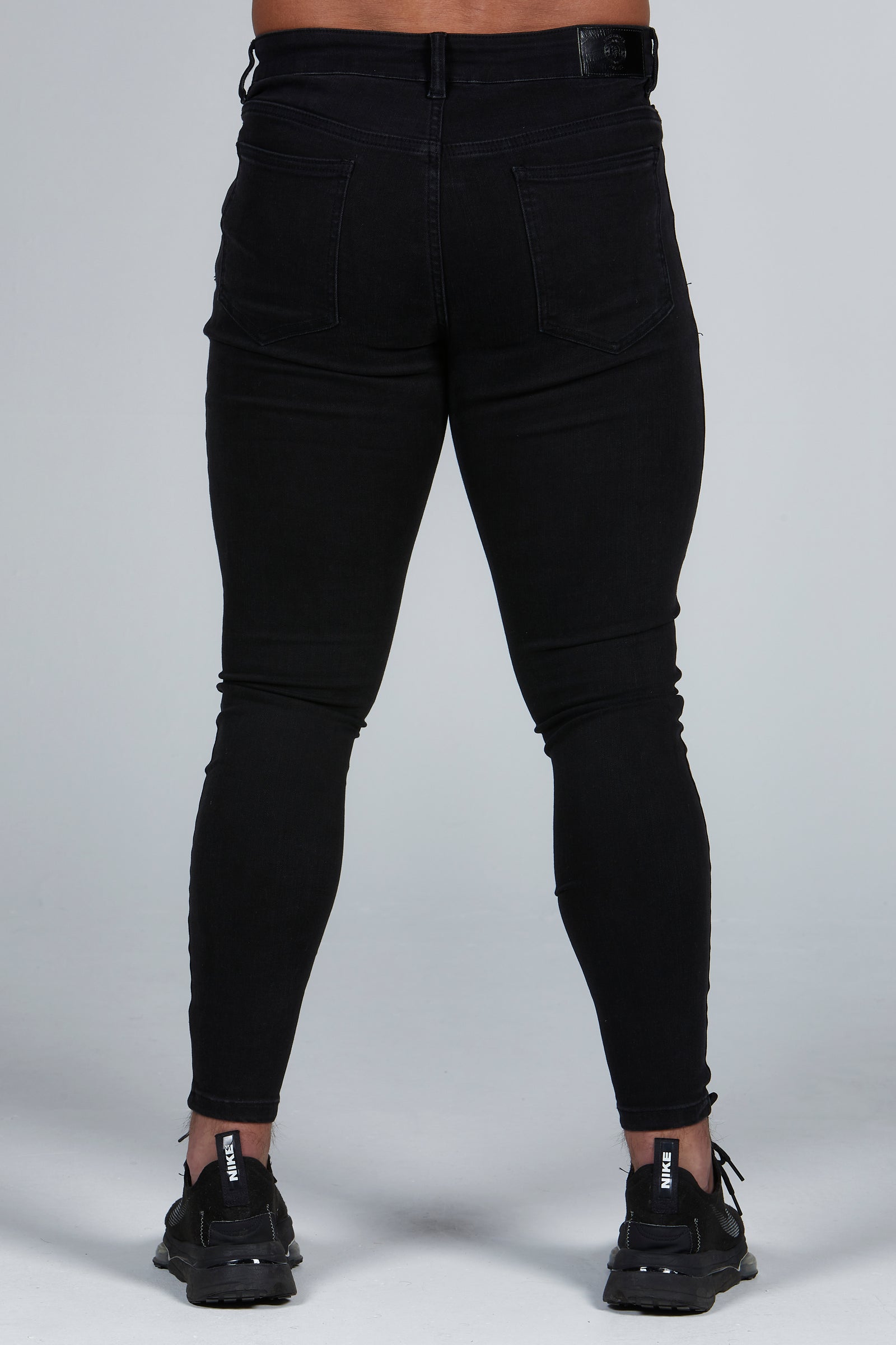 Black Jeans – Distressed Knee – Alexander Jeans Black Jeans – Distressed Knee – Alexander Jeans